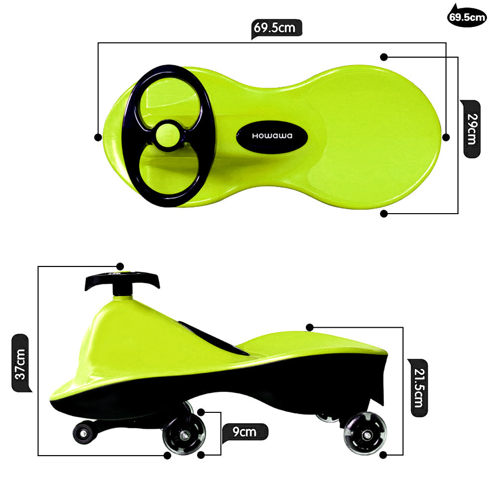 Rococo Pink-Glide Walker Swing Car Twist Car Rind On Toy Italian Designer For Children Outdoor